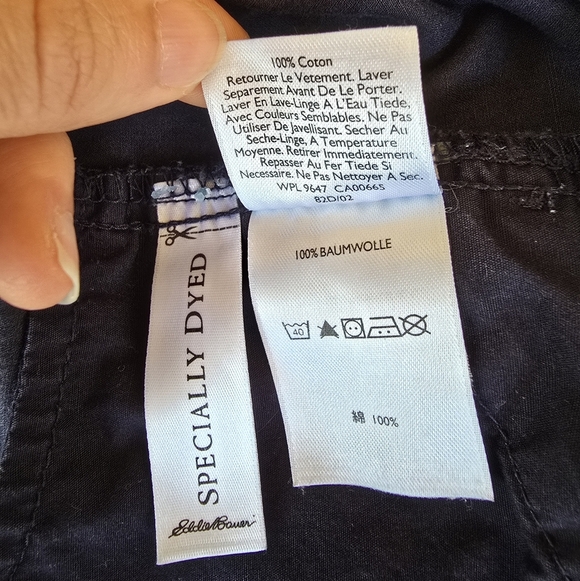 Eddie Bauer▪️Mercer Shorts 100% Cotton in Navy - Picture 7 of 7